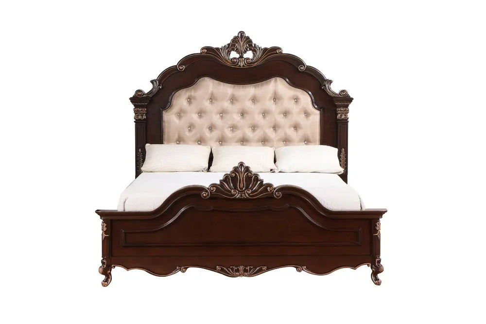 Constantine_Upholstered_Bed_Cherry_Front_CONSTACKB