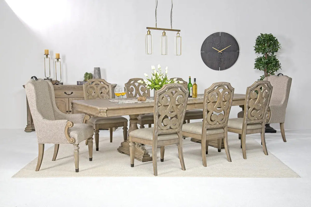 Durango_Dining_Table_6_Side_Chairs_2_Arm_Chairs_in_Fawn_Styled_DURANGO54
