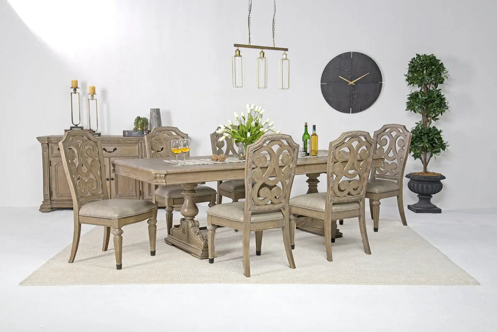 Durango_Dining_Table_6_Side_Chairs_in_Fawn_Styled_DURANGO50